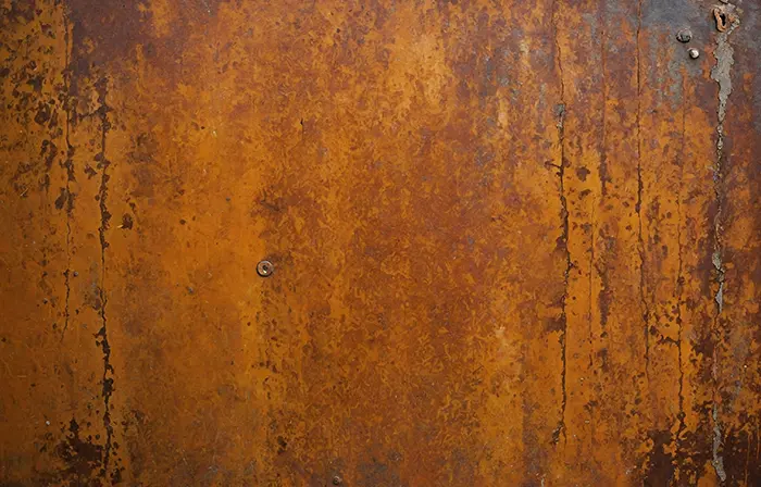 Vintage Rust on Metal Plate Photo